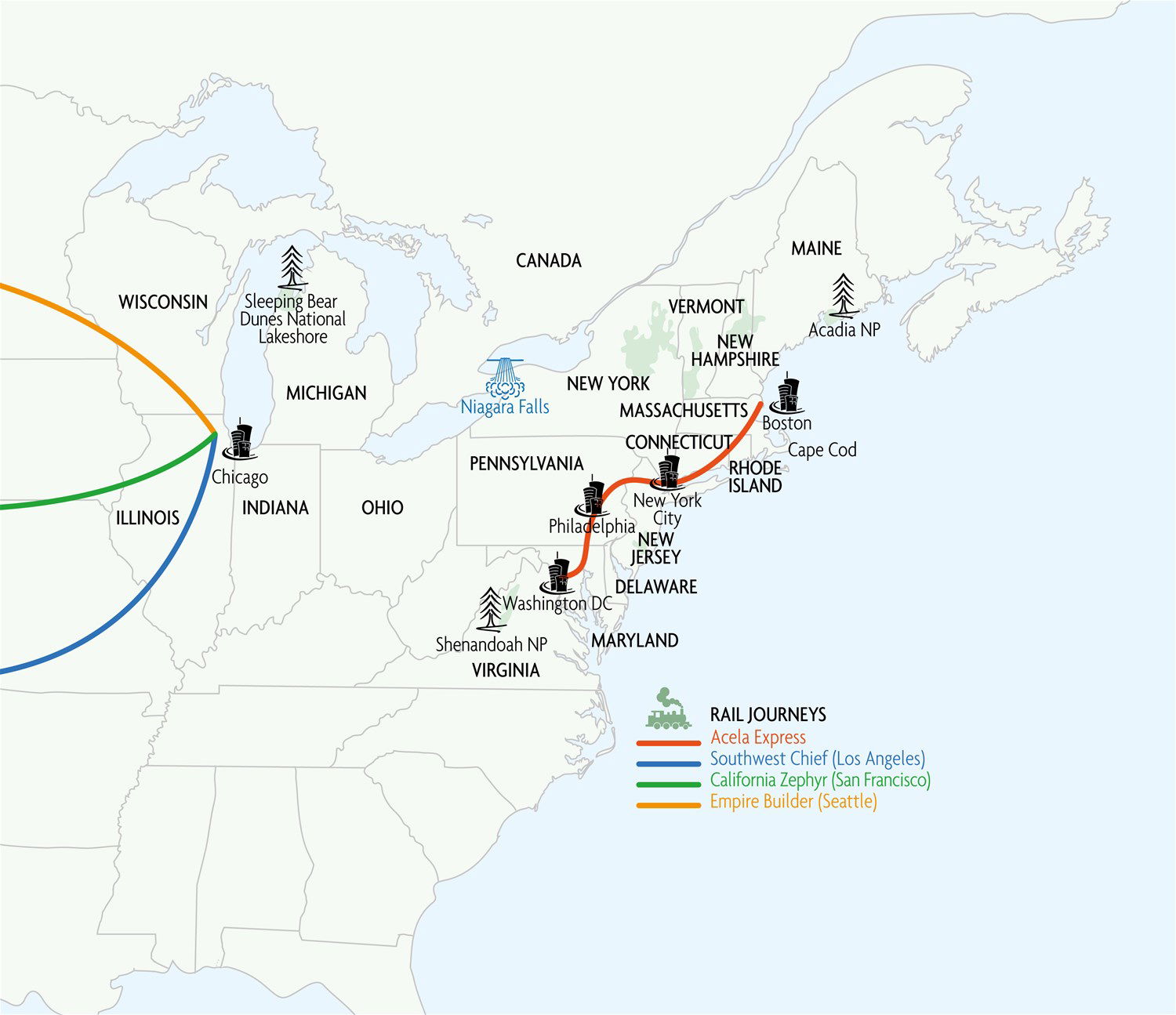 East Coast USA Holidays 2025 2026 Trailfinders Xipwbxwzvc Usa Eastern Usa Main Map 01 1500x1500